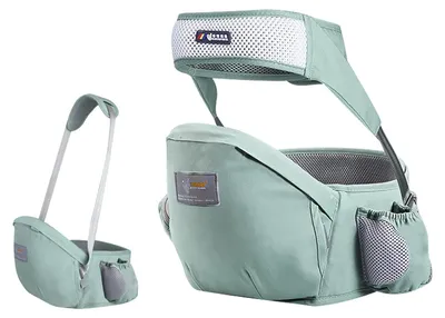 Image de Porte-bébé ergonomique avec ceinture de sécurité pour enfants