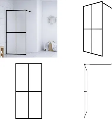 Produktbild von vidaXL Duschwand für Walk in Dusche Mattes Sicherheitsglas 140x195 cm - Duschwand - Duschwände - Begehbare Duschwand - Begehbare Duschwände