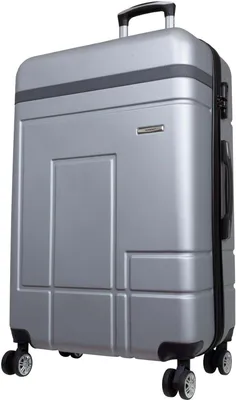 Produktbild von Großer Reisekoffer Genf 90L Hartschale Trolley ABS silber