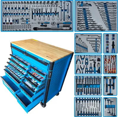 Zdjęcie produktu dla Wózek narzędziowy i warsztatowy Toolcar Metallo Jumbo Pro 13 Marine Edition