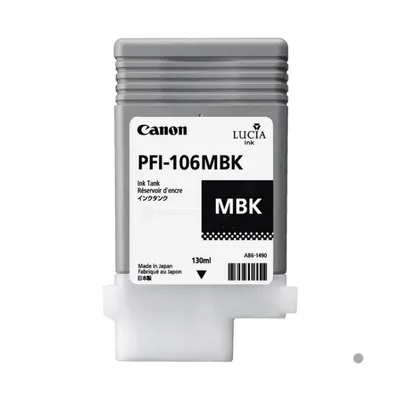 Produktbild von Canon PFI-106 MBK, Mattschwarz, Tinte auf Pigmentbasis, 1 Stück(e)