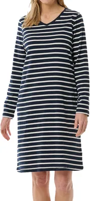 Image de Chemise de nuit Schiesser pour femmes Casual Essentials - bleu nuit - taille 36