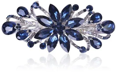 Imagen del producto de Accesorios para el cabello de lujo con incrustaciones de strass, para mujeres y niñas