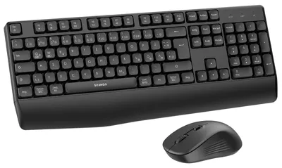 Obrázek produktu pro Bluetoothová klávesnice s myší, ergonomická, QWERTZ, pro Mac a Windows, černá