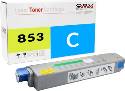 Produktbild von Kompatibler Toner für MC853dn MC873dn ersetzt OKI 45862839 Cyan - ca. 7300 Seiten