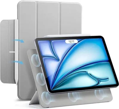 Immagine prodotto di iPad Air 11 pollici M2 - Fissaggio magnetico - Supporto a tre ante - USB-C - Chiusura automatica