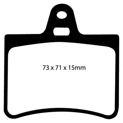 Produktbild von EBC Brakes Bremsbeläge Bremsklötze HINTEN DP21373