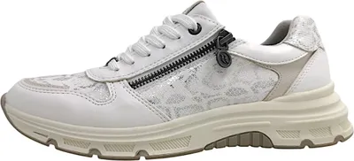 Image de Romika  Chaussures de sport à lacets pour femme, blanches, pour les loisirs, pointure : 36 (EU)