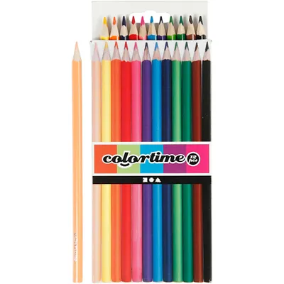 Produktbild von Farbige Stifte - Grundfarben, 12st.