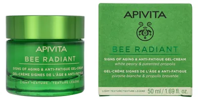 Produktbild von Apivita Tagescreme Gesichtspflege Bee Radiant Signs of Aging & Anti-Fatigue Gel- Cream
