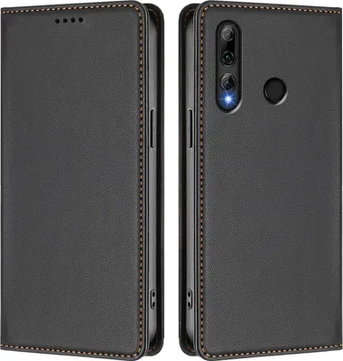 Obrázek produktu pro Kožené pouzdro pro Honor 20 Lite/Honor 10i, magnetické flipové pouzdro zPolyuretankůže se stojánkem Černá