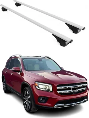 Obrázok produktu pre Priečne strešné nosiče pre Mercedes GLB 2019–2024, farba strieborná