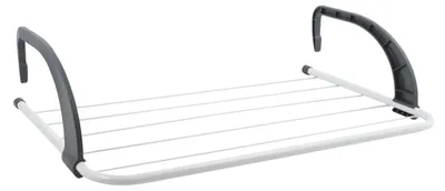 Productafbeelding van MSV - Balkontafel voor het drogen van was, 3M, wit en zwart, grote capaciteit, afmetingen 51x33,5x12 cm