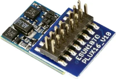 Produktbild von ESU 59814 LokPilot 5 micro DCC/MM/SX/M4 PluX16 Retail Spurweite N TT