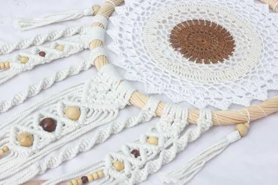 Produktbild von Großer Dreamcatcher im Boho-Style, 22 cm Durchmesser