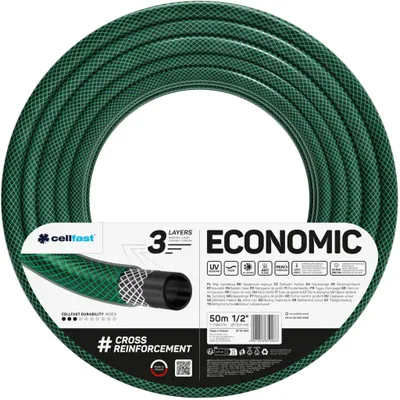 Produktbild von CELLFAST ECONOMIC, 50 m, Über Boden, Grün, Polyester, 20 bar, -10 - 50 °C