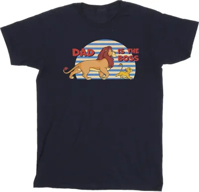 Produktbild von Disney - "The Lion King Dad Boss" T-Shirt für Herren BI32922 (M) (Marineblau)