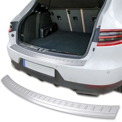 Immagine prodotto di Protezione paraurti opaca in acciaio inox per PORSCHE MACAN | dal 2014- | con smussatura