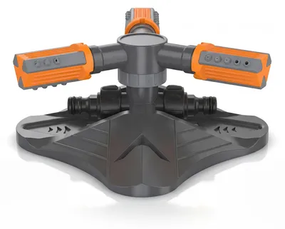 Produktbild von Brandson - 360 Grad Rasensprinkler 3/4 Zoll - Kreisregner - Garten Sprinkler - Rotierender Wasser Sprinkler - mit Schnellkupplung -für Bewässerungsanlagen - Rasensprenger