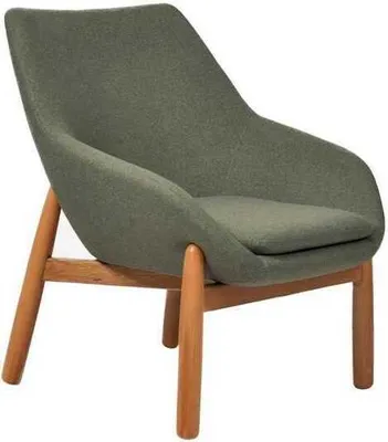 Immagine prodotto di Grüner Esszimmerstuhl Wohnzimmer Stühle Designer Einsitzer Holzfüße