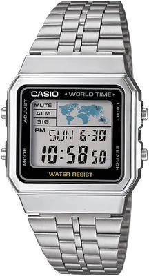 Produktbild von Casio A500WEA-1EF Collection Weltzeit Digitaluhr