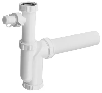 Produktbild von Bruckner Spülbecken-Siphon mit Abzweig 6/4", DN50, Weiß