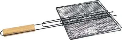 Image de BBQ Retourneur de viande pour barbecue Burgergriller Pince à viande Grille de barbecue Pince à grillades Grille