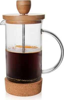 Produktbild von Orion Kaffeepresse Kaffeebereiter Kaffee-&Teepresse Teebereiter Kaffeekanne aus Glas 400 ml