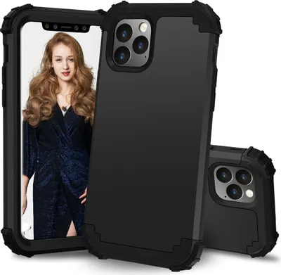 Produktbild von Mobigear Ultra Tough iPhone 11 Pro Hülle Hardcase Backcover Stoßfest - Schwarz