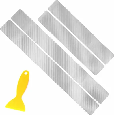 Produktbild von Daalo Einstiegsleistenaufkleber 4 Stück silber