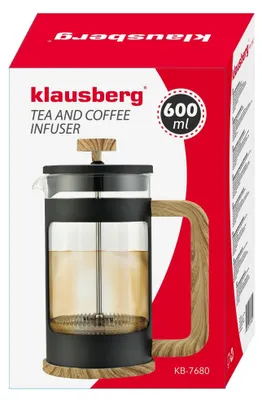 Immagine prodotto di Klausberg macchina per caffè/tè 0,60l French Press KB7680