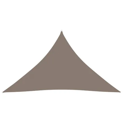 Produktbild von The Living Store Sonnensegel Oxford-Gewebe Dreieckig 3,5x3,5x4,9 m Taupe