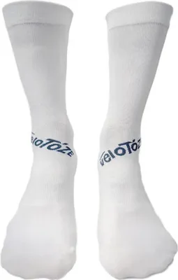 Produktbild von VeloToze Socken Leightweight weiß L/XL (43/47) Weiß - ultraleichte Radsocken ...