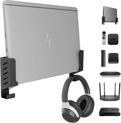 Produktbild von Multifunktionelle Wandhalterung für Laptops, Router, TV-Boxen und mehr