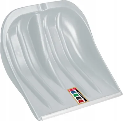 Image de KADAX Pelle à neige "Monti", pelle à neige sans manche avec bord en tôle, argent, 49 cm de large, 1 pièce
