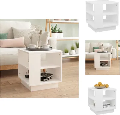 Produktbild von vidaXL Couchtisch Weiß 40x40x43 cm Holzwerkstoff -  Couchtische