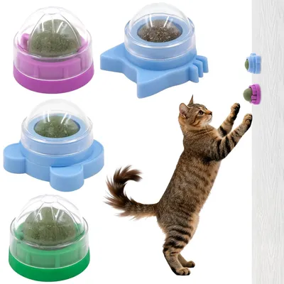 Immagine prodotto di Set di 4 palline di erba gatta per gatti