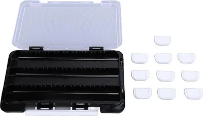 Obrázok produktu pre Box na rybárske návnady, prenosný, ľahký, jednoduchá klasifikácia, vodotesný, háčiky, návnady, úložný kontajner