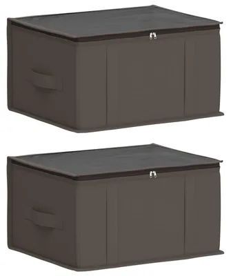 Produktbild von vidaXL Aufbewahrungsbox mit transparentem Oberfenster 2 stk. 33,6 L