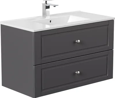 Produktbild von Badmöbel Homeline 90 Cottage Anthrazit
