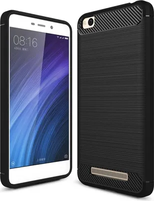 Produktbild von Carbon Shield TPU Hülle für Xiaomi Redmi 4A - Dunkelblau KP19366