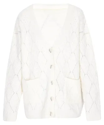 Produktbild von PATTEN Damen Cardigan - Weiss PATTEN Damen Cardigan - Weiss, M/L