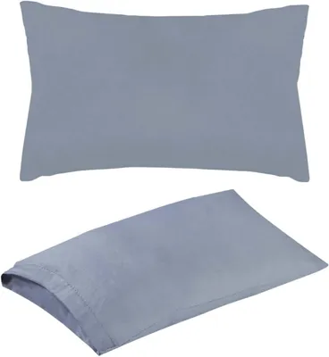 Obrázok produktu pre Cestovný vankúš 28x17 cm, tmavosivá, bavlna, na cesty