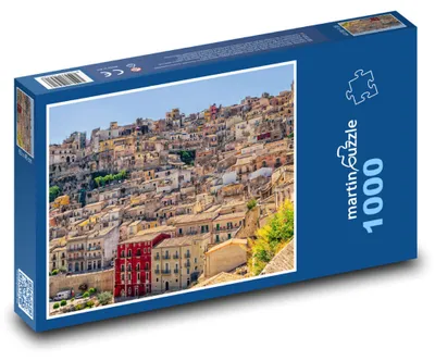 Produktbild von Puzzle 1000 Sizilien - Italien, Stadt - martinpuzzle