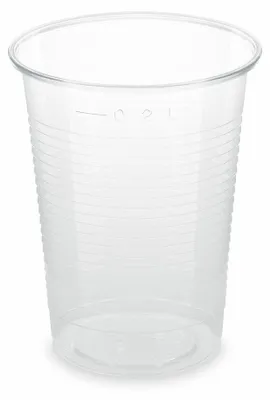 Produktbild von 100x Trinkbecher klar 200 ml 0,2 l aus PLA ø 70mm