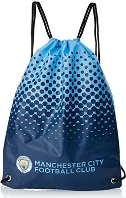 Obrázok produktu pre Futbalová taška Manchester City FC Fade Design Gym Bag BS518 (jedna veľkosť) (svetlo modrá / námornícka modrá)