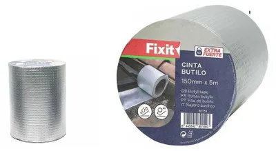 Butylband 6 Stück 150 mm x 5 m grau