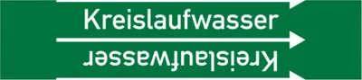 Produktbild von Dreifke® Rohrleitungsband, Kreislaufwasser, Rolle = 33 m | Folie selbstkleben...