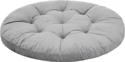 Produktbild von Hängesessel Kissen, Hängekorb Sessel, Indoor/Outdoor, Auflage, Rund, Swing, Schaukelkissen, Sitzkissen für Stuhl, Velvet, Waschbar, Grau, 65 x 65 cm