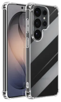 Produktbild von Mayaxess, Stoßfeste Silikonhülle mit verstärkten Ecken für Samsung S26 Ultra, Transparent